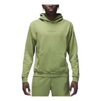 Nike Jordan Air Jordan Wordmark Fleece Hoodie Sky J Light Olive FJ1966-340