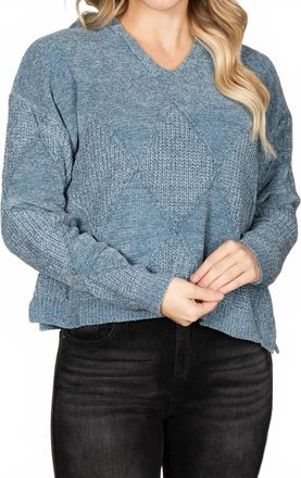 Staccato Texture Me Hoodie In Slate