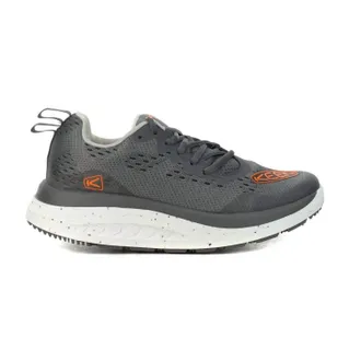 Keen Mens Wk400 Walking Shoes In Steel Grey/scarlet Iris
