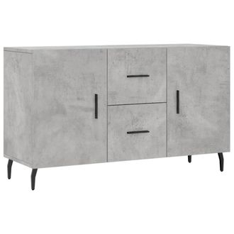 Berkfield Home Sideboard Concrete Grey 100x36x60 cm Engineered Wood | Size: 100 x 36 x 60 cm