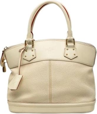 Louis Vuitton Pre-owned Lockit PM Handtas - Dames - Vintage Handtas - Wit - ONE Size - Leer - Vintage