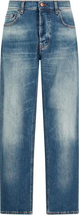Haikure Jeans Tokyo con effetto schiarito - Blu