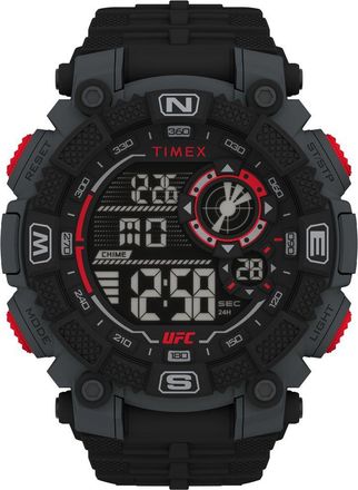 Timex Zwarte Rubber Sporthorloge