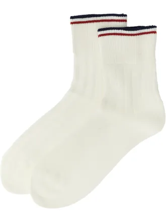 Brunello Cucinelli White Cotton Socks Clothing