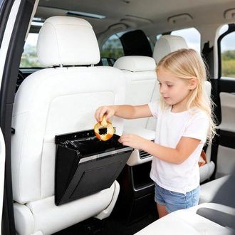No Brand Bolsa De Basura Para Coche - Cierre Magn&eacute;tico Adecuado Para El Asiento Trasero Bolsa De Basura Rectangular - Adecuado Para Vacaciones, Desplazamientos