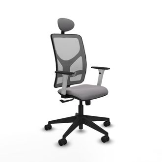 Piqueras y Crespo Silla De Oficina Piqueras Y Crespo Motilla Blanco Respaldo Ajustable
