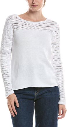 Nic+Zoe Nic & Zoe Placed Pointelle Sweater