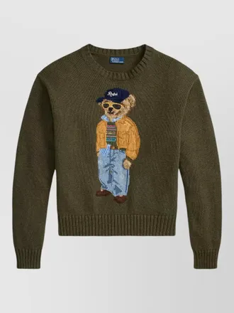 Polo Ralph Lauren knitwear crew neck embroidered logo long sleeves