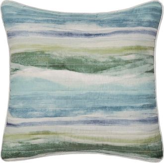 J. Queen New York 18In Square Quilted Decorative Throw Pillow