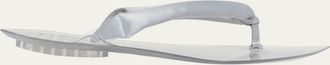 Alaia Invisible Padded Thong Flat Sandals