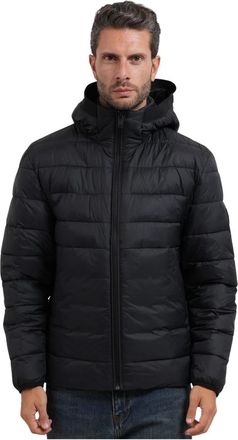 HUGO BOSS Gewatteerde Jas - Heren - Winterjassen - Zwart - M - Jassen