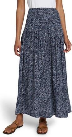 Faherty Alisee Maxi Skirt in Navy Riverton Ditsy at Nordstrom Rack, Size X-Large