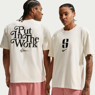 Nike Sabrina Put In Work Nike Mens Dri-FIT Basketball T-Shirt in White | IO4238-113