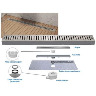 OEM Canaleta De Abs Para Ducha De 55 Cm - Skin-line Cn50-01 - Brixo