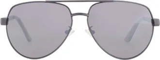 Guess Smoke Mirror Pilot Mens Sunglasses GF0215 08C 60