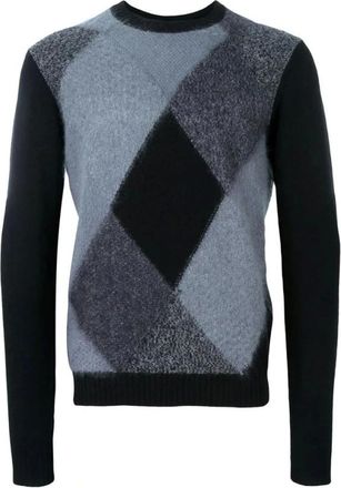 Emporio Armani Heren, Truien, Veelkleurig, Maat: 2XL Wol