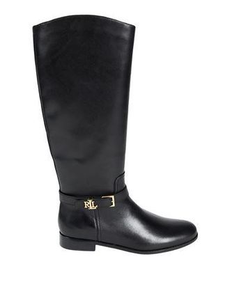 Ralph Lauren Brooke Burnished Leather Riding Boot