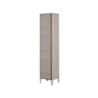 Feridras Mobile Colonna Portascopa Bianco Rovere Armadietto Mobiletto Bagno Alto Feridras Colore: Rovere