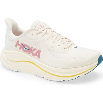 Hoka One One Clifton 10 Running Shoe in Birch /Alabaster at Nordstrom, Size 10.5