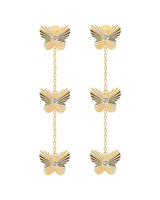 Gabi Rielle 14K Over Silver Earrings
