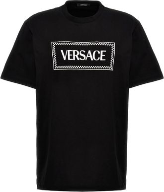 Versace Black Logo Print T-shirt