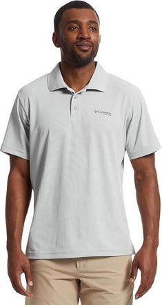 Columbia Freezer Polo Mens Short Sleeve Knit Cool Grey : 2XL, Polyester