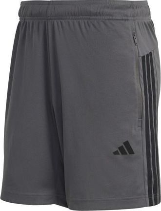 adidas WE Base 3-Stripes Piqu&eacute; Shorts Shorts f&uuml;r Herren | grau/blau
