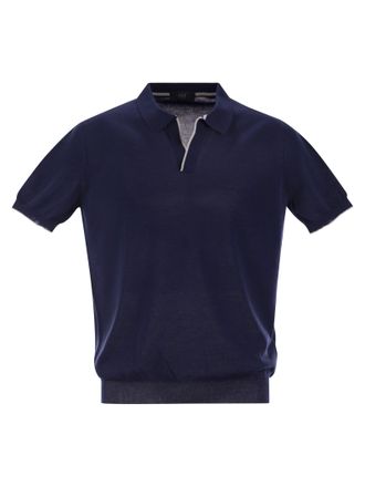 Fay Cotton Button ohne Poloshirt