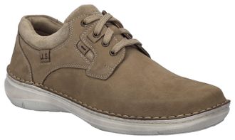 Josef Seibel Schn&uuml;rschuh JOSEF SEIBEL New Anvers 36, Herren, Gr. 39, beige (sand), Leder, Schuhe Schn&uuml;rschuh, Sneaker, Komfortschuh, Halbschuh mit Kontrastn&auml;hten, 