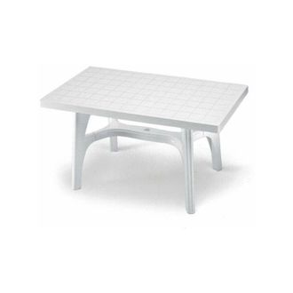 Scab Scab - Tavolo resina rettangolarebianco 140 x 80
