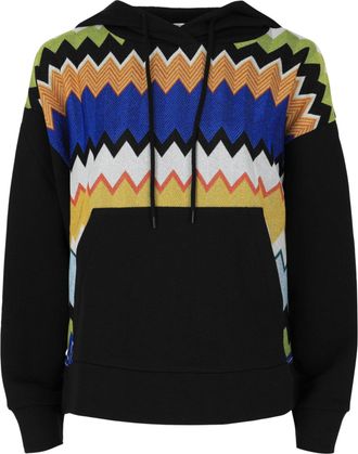 M Missoni Metallic Chevron Hoodie