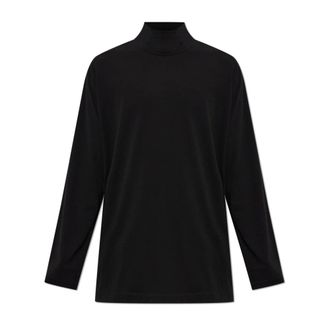 Yohji Yamamoto Camiseta con cuello alto - Tops - Hombre - Negro - L