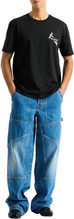 Balmain Blue denim carpenter jeans at Nordstrom, Size 34