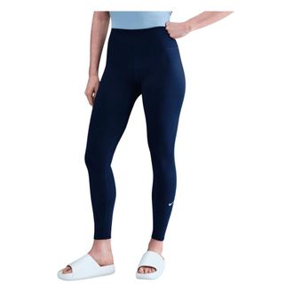 Nike One High-Waisted 7/8 Leggings - Dames - Sport - Blauw - Maat: S Spandex