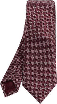 Giorgio Armani Cravatta a fantasia - Rosso