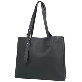 Loewe Pre-owned Tote Bag - Dames - Vintage Shopper - Zwart - ONE Size - Leer - Vintage