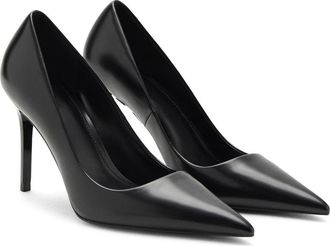 Mango Pointed Toe Pump in Black at Nordstrom, Size 9.5Us
