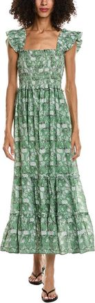 Max Studio Flutter Sleeve Maxi Dress