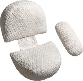 OEM Almohada De Embarazo En Forma De U, Algod&oacute;n Transpirable, Funda Lavable, Alivio Del Dolor De Espalda, Ajustable, Incluye 2 Almohadas
