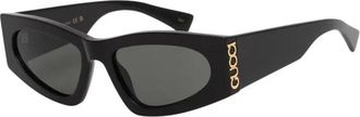 Gucci Zonnebrillen - Dames - Zonnebrillen - Zwart - 54 MM - Accessoires