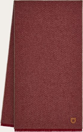 Ferragamo Men Pure cashmere scarf Red