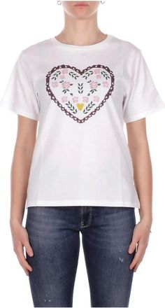 Max Mara Mujer, Camisetas, Blanco, Talla: L
