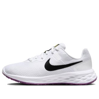 Nike (WMNS) Nike Revolution 6 Wide White Vivid Purple DC9001-106