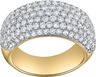 LuvMyJewelry Majest&eacute; 14K Gold Diamond Ring - 1.80 ct