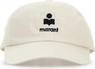 Isabel Marant Tomas Cap - Dames - Petten - Wit - 57 CM - Katoen - Accessoires