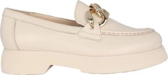 H&ouml;gl Off White Dames Loafer Schoenen - Dames - Loafers - Beige - 35 EU - Leer - Schoenen