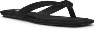 Steve Madden Trella Flip Flop in Black Sued at Nordstrom, Size 6.5