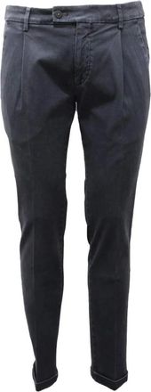 Michael Coal Slim Fit Midnight Blue Broek - Heren - Slim Fit Broeken - Blauw - W32 - Katoen - Broeken