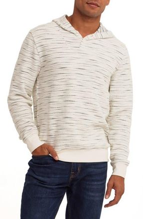 Threads 4 Thought Kieran Shoreline Baja Stripe Hoodie in Ecru /Serrano at Nordstrom, Size Xx-Large