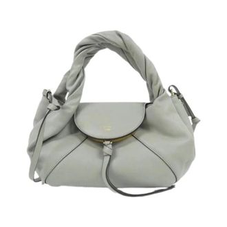 Fendi Pre-owned Spy Small Calf Shoulder Bag - Dames - Pre-owned - Groen - Maat: ONE Size Leer